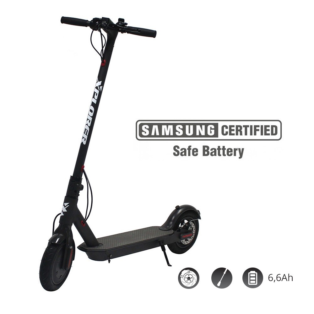 Electric scooter Xplorer Swift black 8" Electronics
