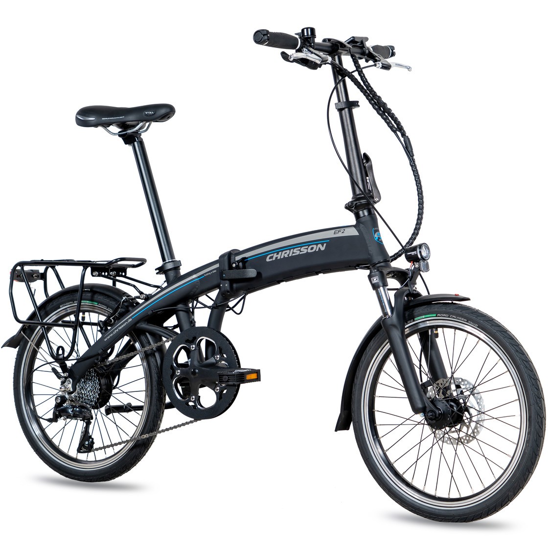 Xplorer Folding E-bike EF2 Black