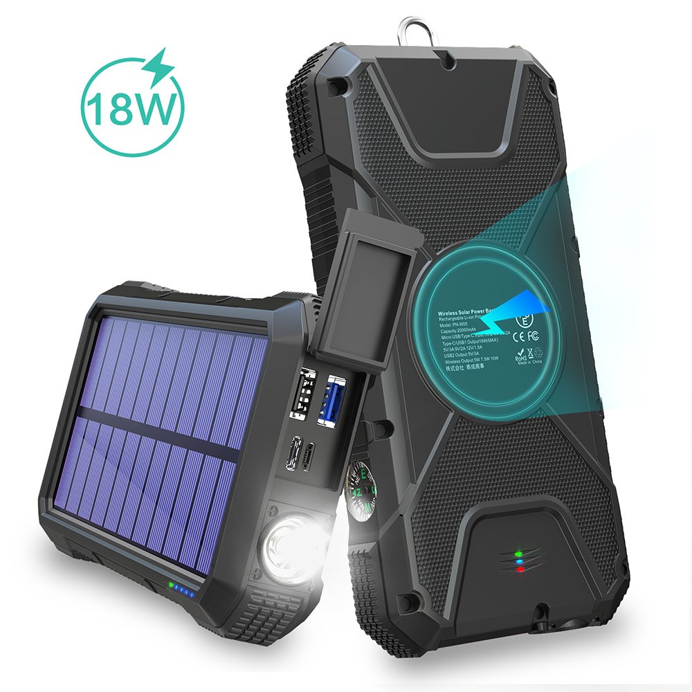 20000mAh QC3.0 &PD quick charge Wireless charge power bank