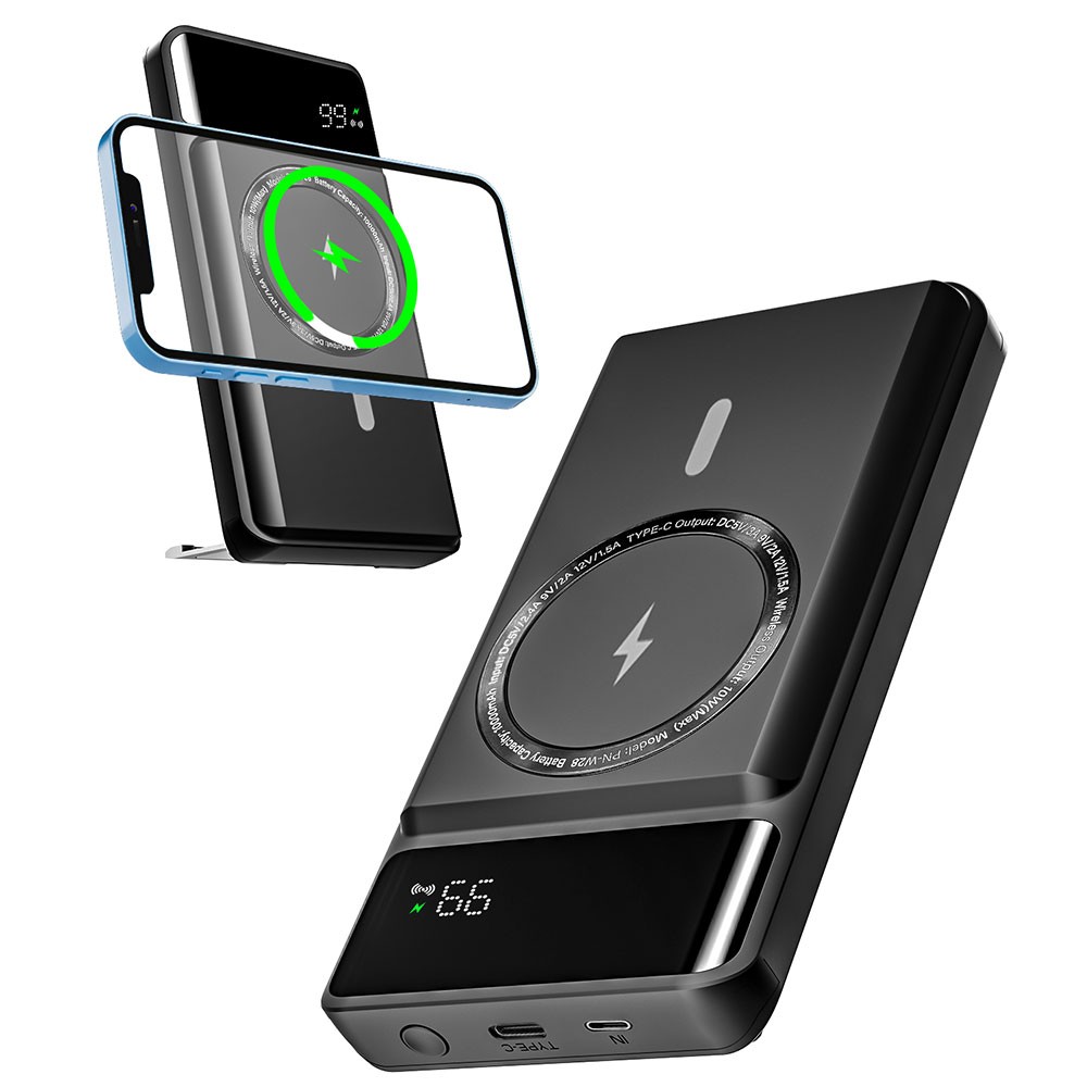 10000mah magnetic wireless charger power bank