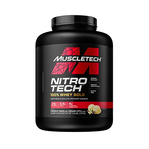 Muscletech Nitro Tech 100% Whey Gold (5lbs) Double Rich Chocolate