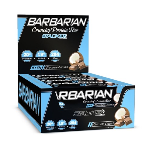 Stacker2 Barbarian Bar (15x55g) Blueberry Cheesecake