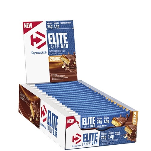 Dymatize Elite Layer Bar (18x60g) White Choc Vanilla & Caramel