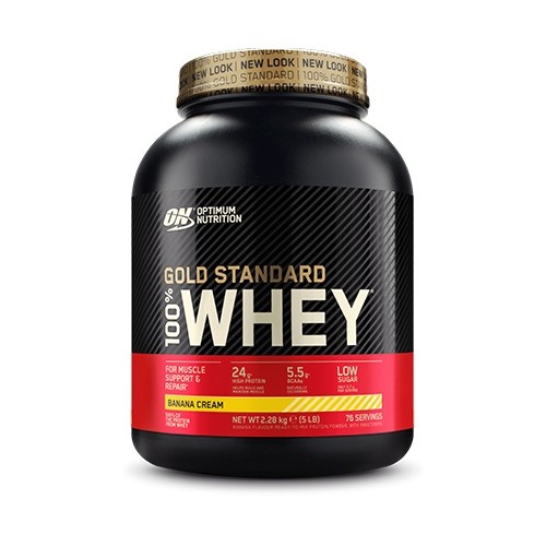 Optimum Nutrition 100% Whey Gold Standard (5lbs) Banana Cream