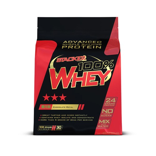 Stacker2 100% Whey (908g) Cappuccino