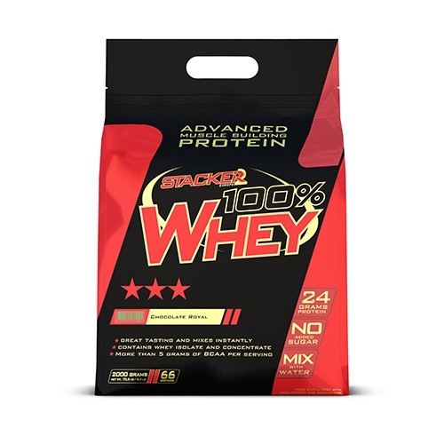 Stacker2 100% Whey (2000g) Cookies & Cream