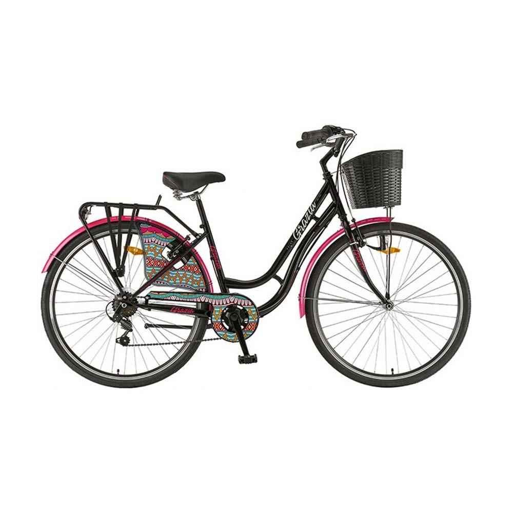 Xplorer City bike Grazia black 28"