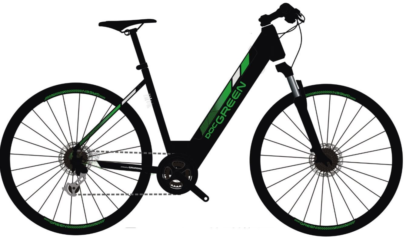 Xplorer e-bike City Green 28"