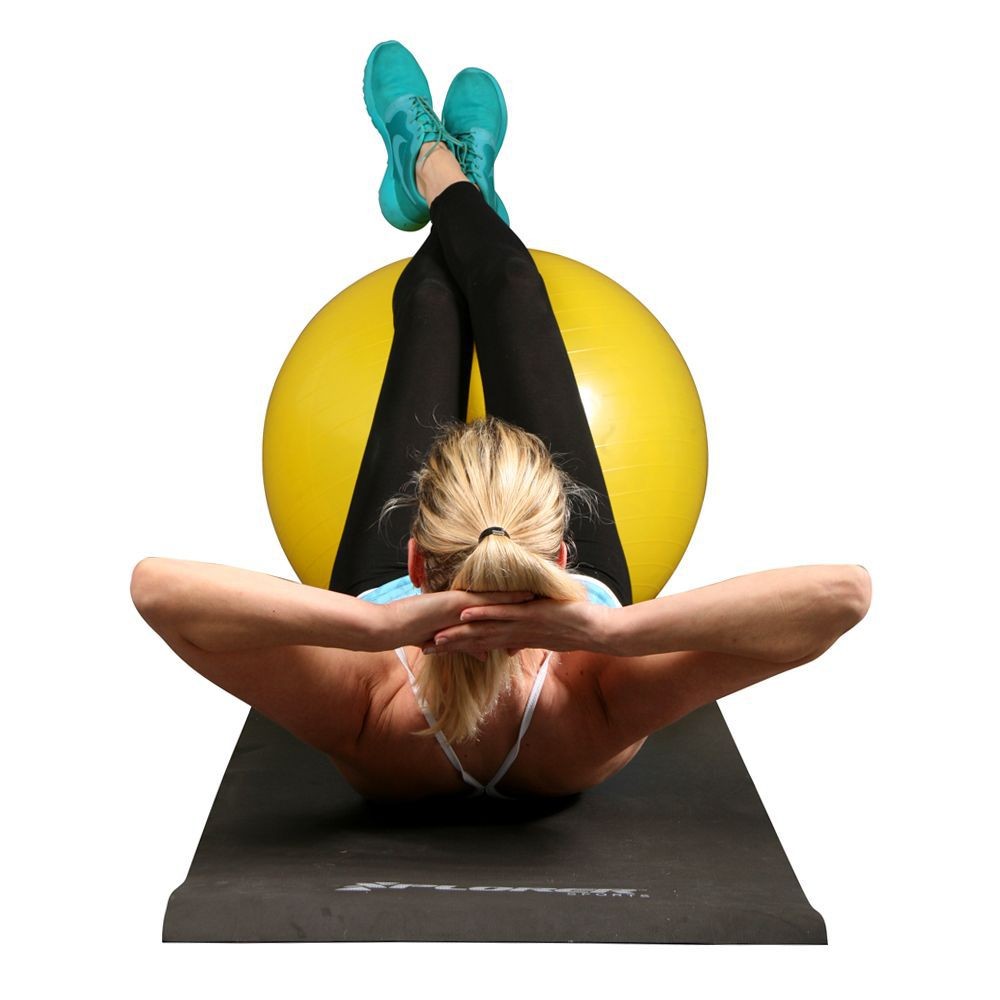 Pilates ball yellow 75cm + pump - Xplorer