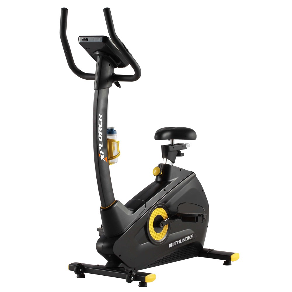 cycling machine with backrest