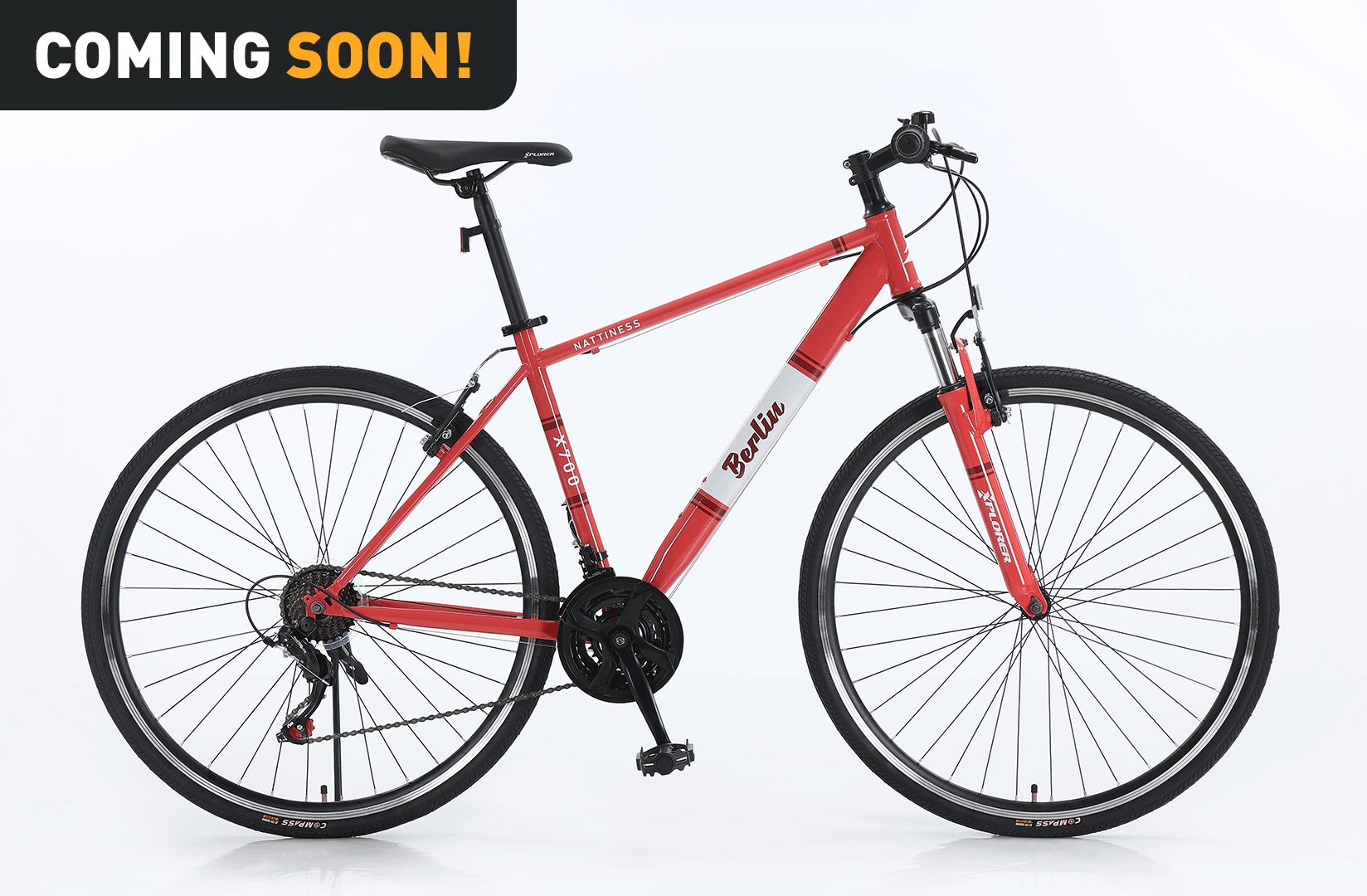 Xplorer City bike BERLIN Red 28"