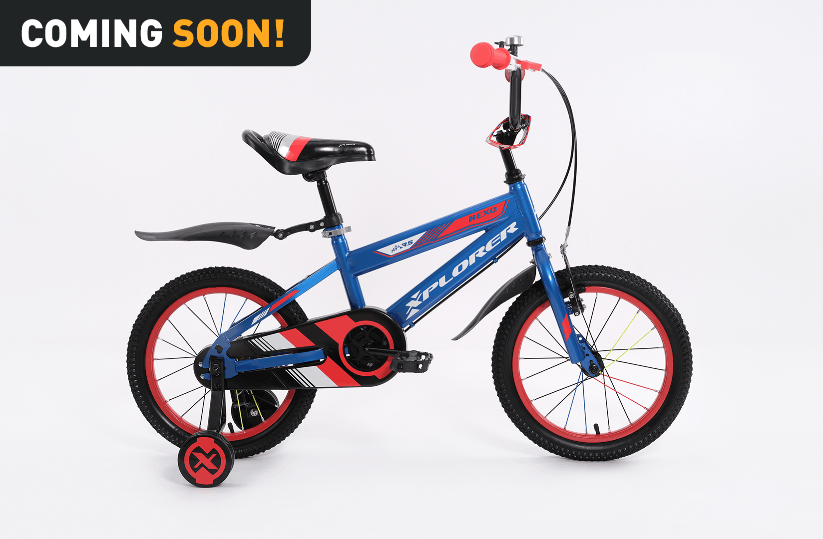 Xplorer kids bicycle NEXO navy blue-red 16"
