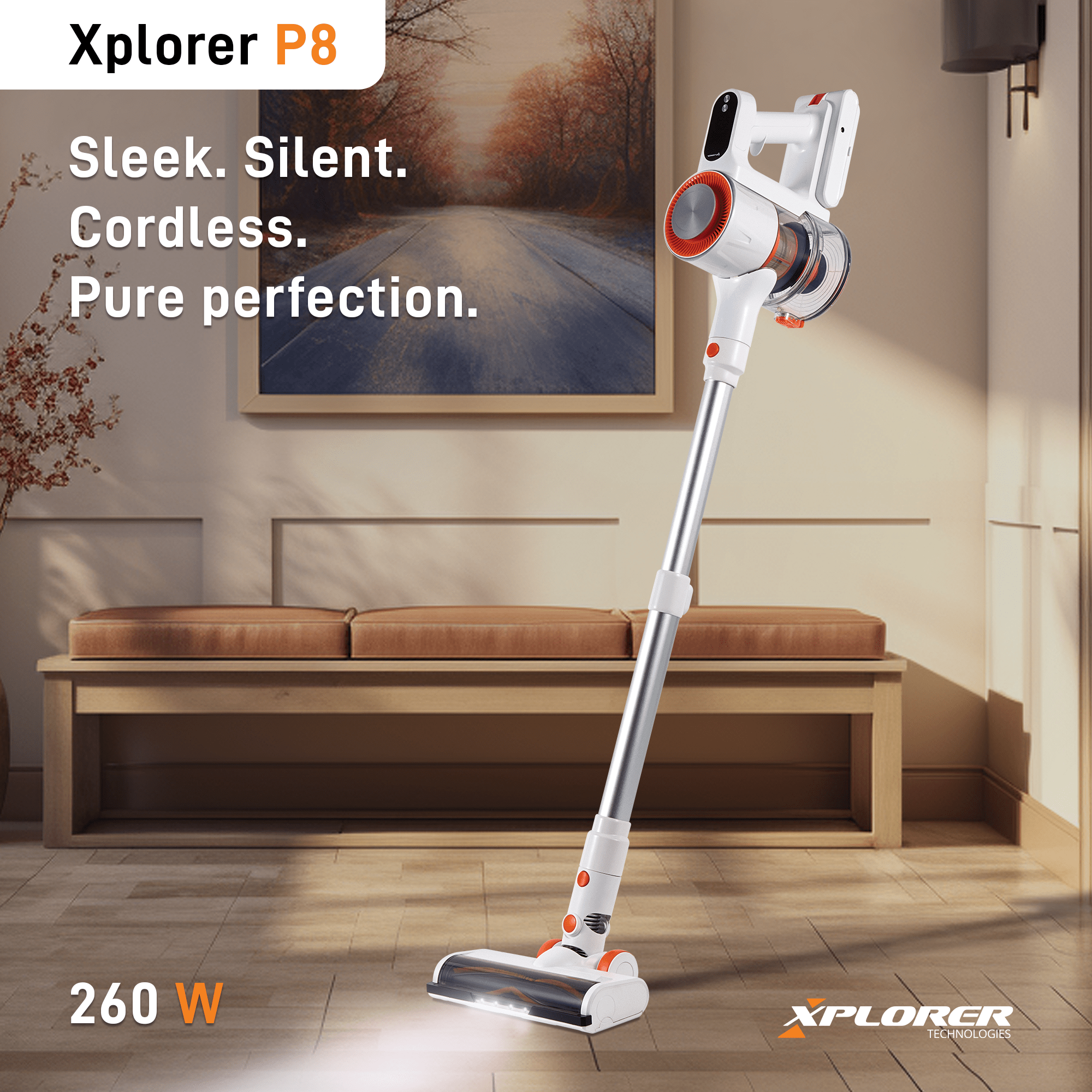 Xplorer P8 cordless vacuum