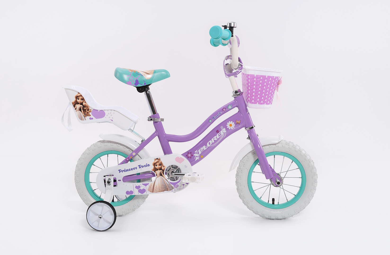 Xplorer kids bicycle ROSIE purple 12"