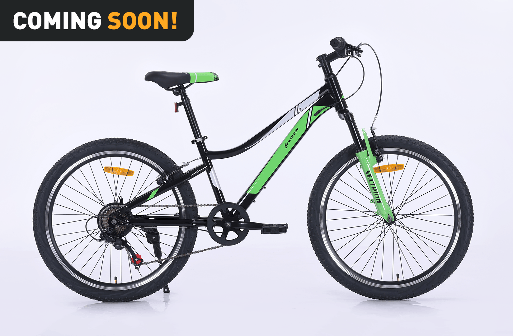 Kids bicycle Xplorer VELTRION Black-Green 24"