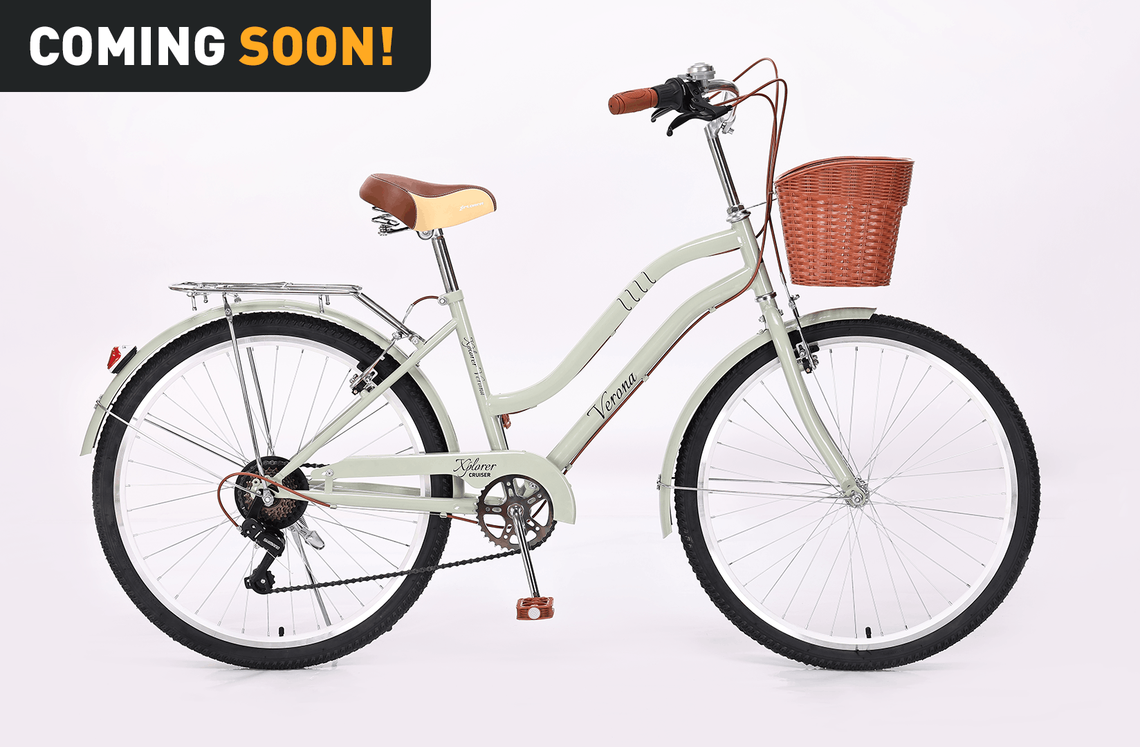 Xplorer City bike VERONA Olive green 26"