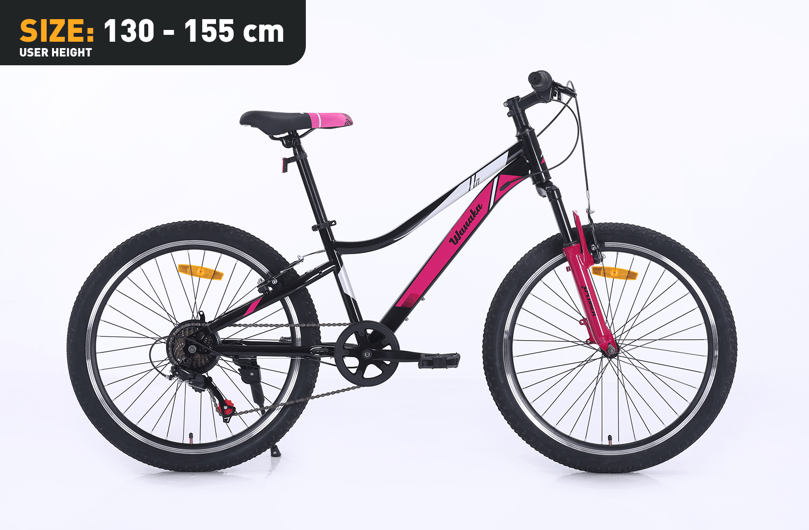 Kids bicycle Xplorer WANAKA Black-Pink 24"