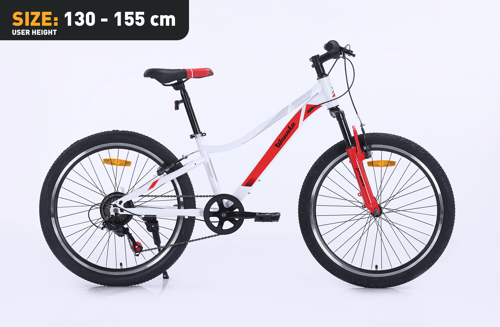 Kids bicycle Xplorer WANAKA White-Red 24"