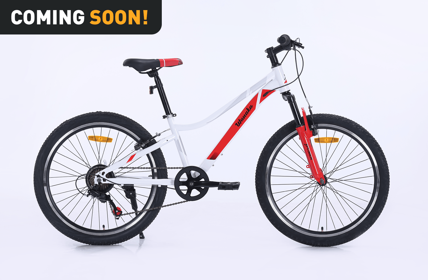 Kids bicycle Xplorer WANAKA White-Red 24"