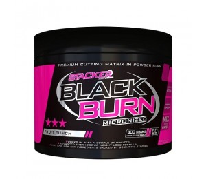 Stacker2 Black Burn Micronized (300g) Fruit Punch